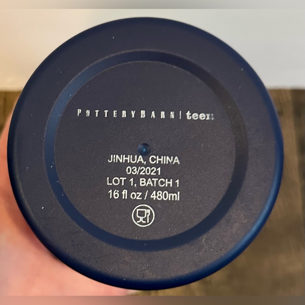 GUC 2 Pottery Barn Teen 16oz Insulated Thermoses Colorful Paint & Star Galaxy - Picture 6 of 6